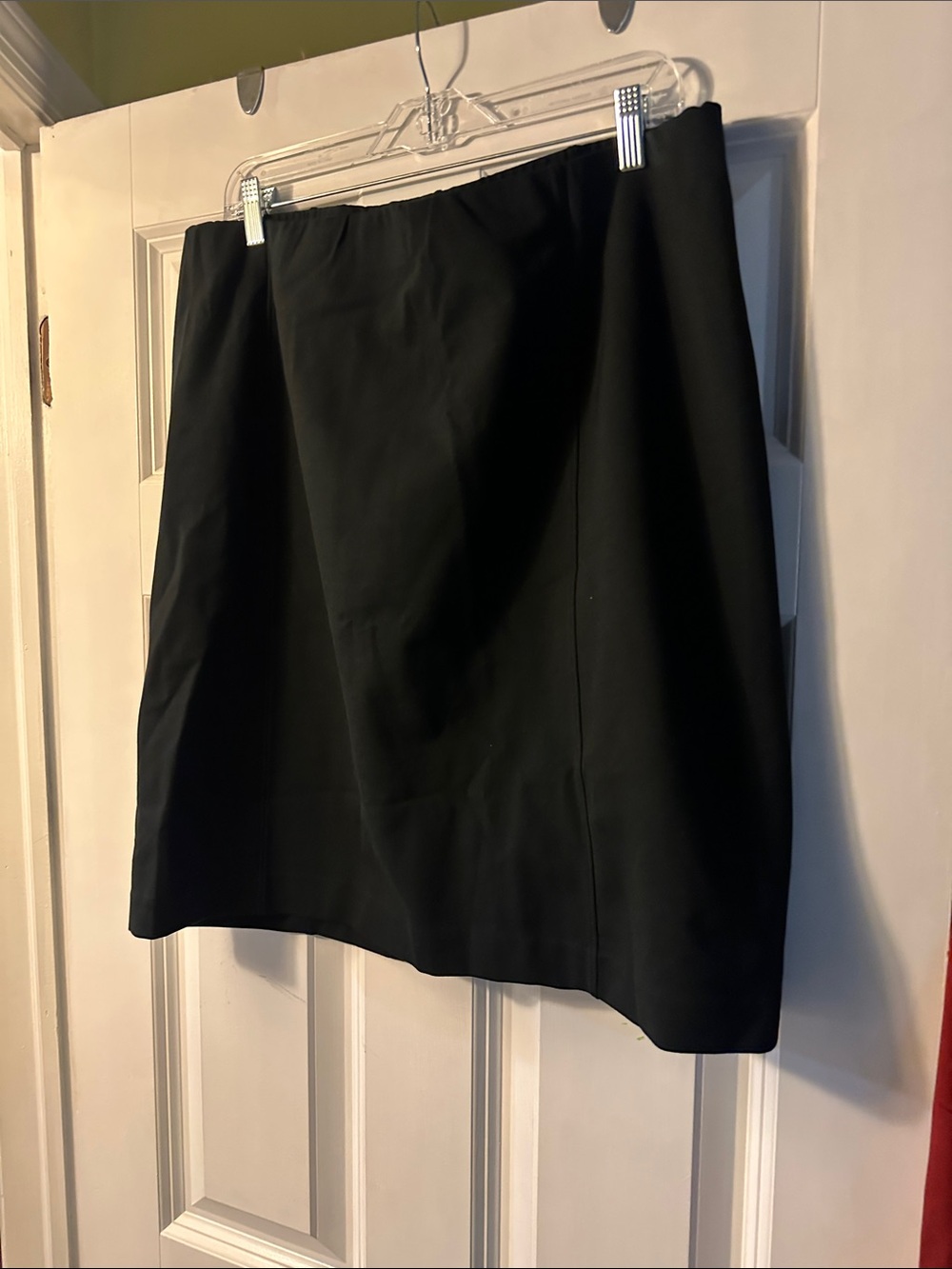 J. Jill Black Mini A-Line Skirt